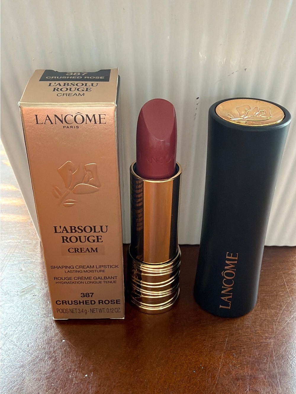 L'Absolu Rouge Cream Lipstick - Crushed Rose (387)